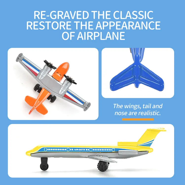 52036 diecast airplane materials