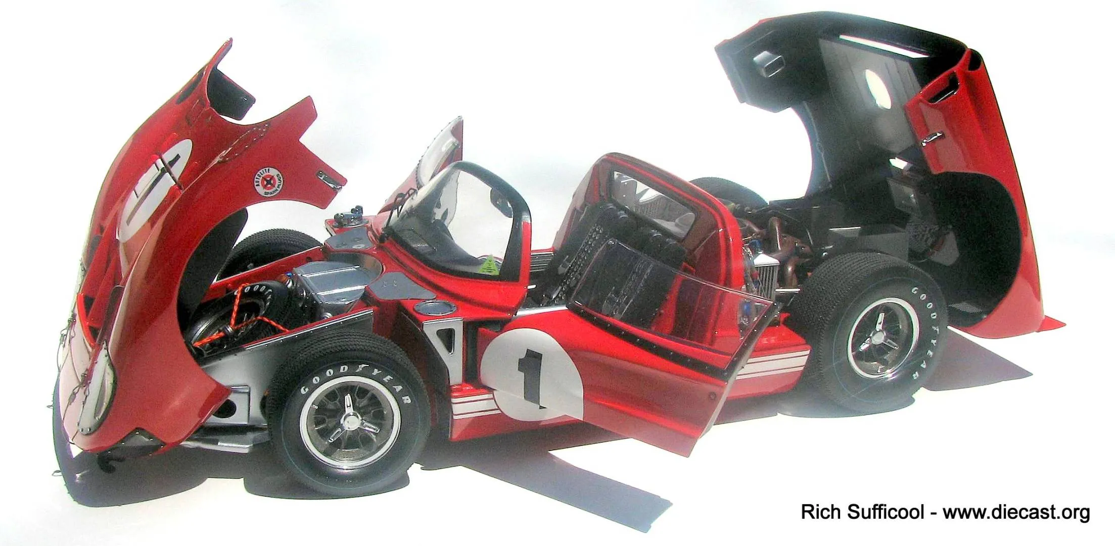 52044 ford gt40 diecast le mans