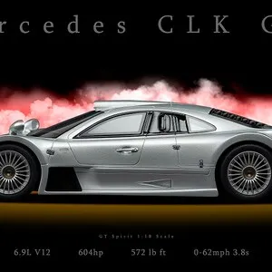 52061 clk gtr diecast model 3