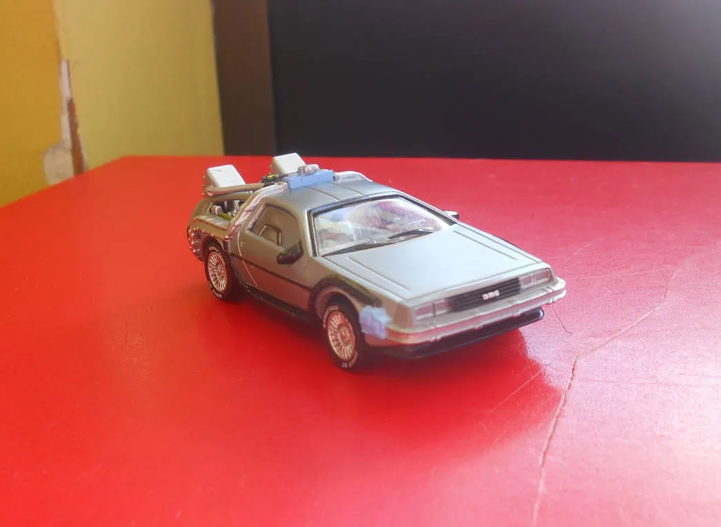 52077 hot wheels delorean detail