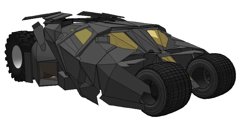 52118 batmobile tumbler collectible