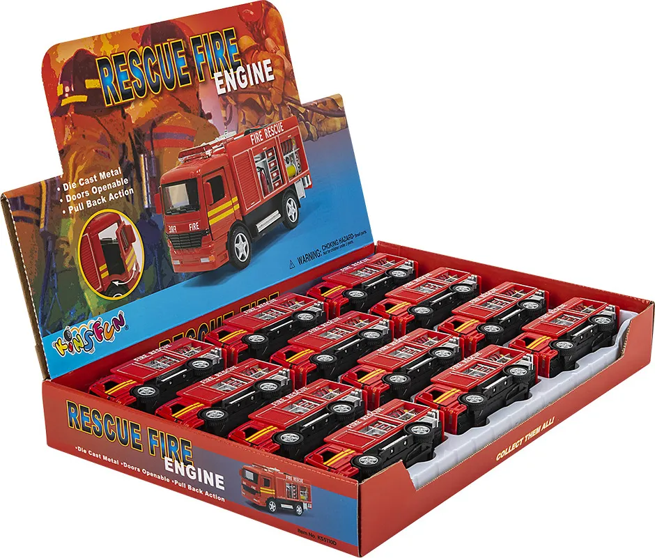 52119 diecast fire engine display