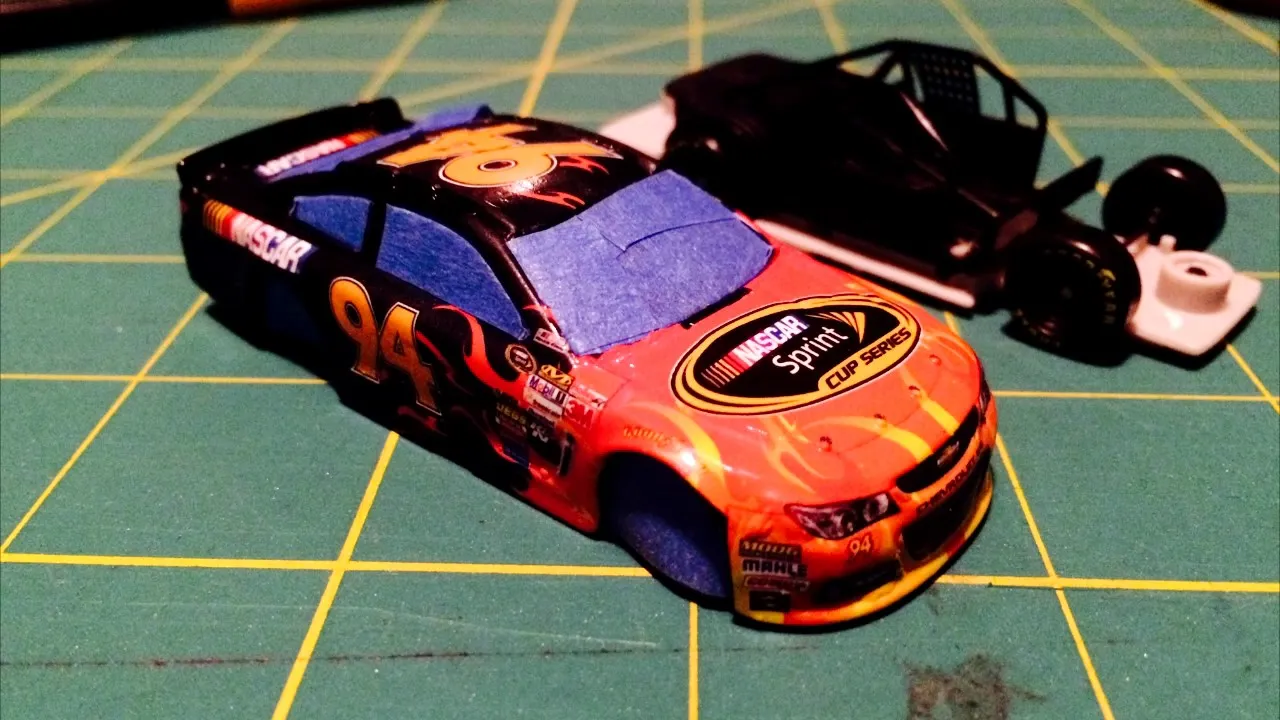 52147 nascar diecast painting