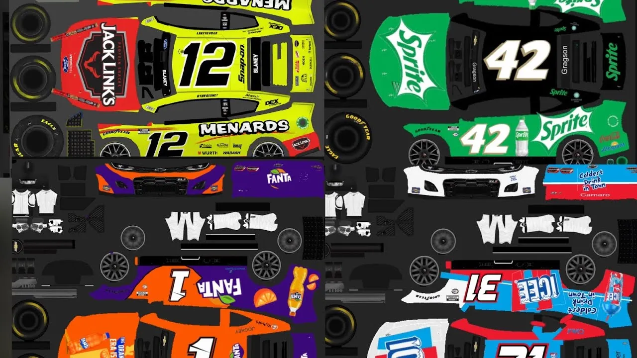 52278 detailed nascar design