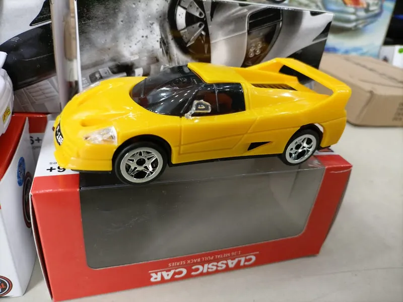 52319 yellow diecast car model 3