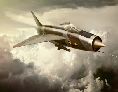 52357 english electric lightning diecast detailing