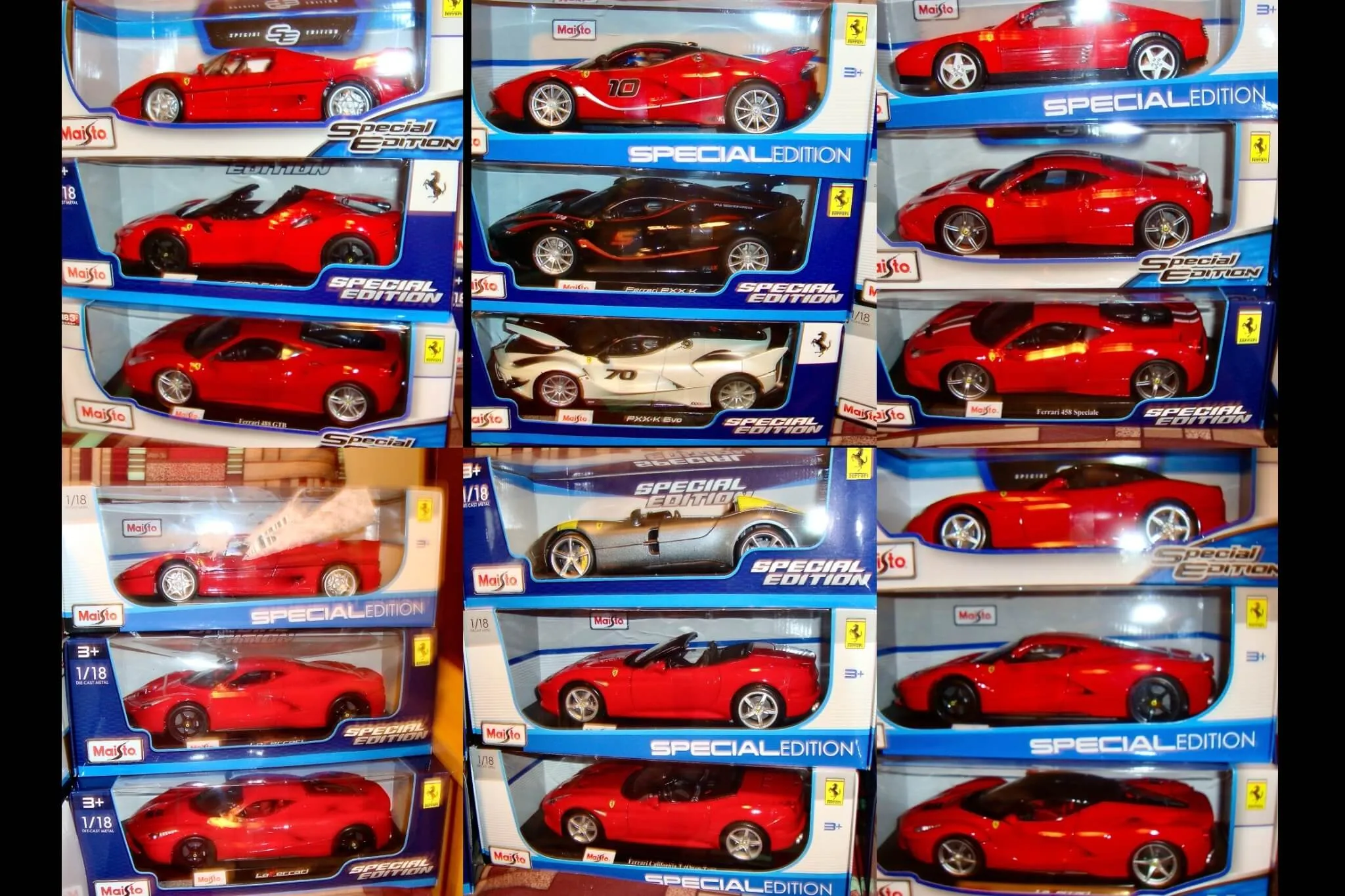 52380 ferrari diecast model car brand recognition